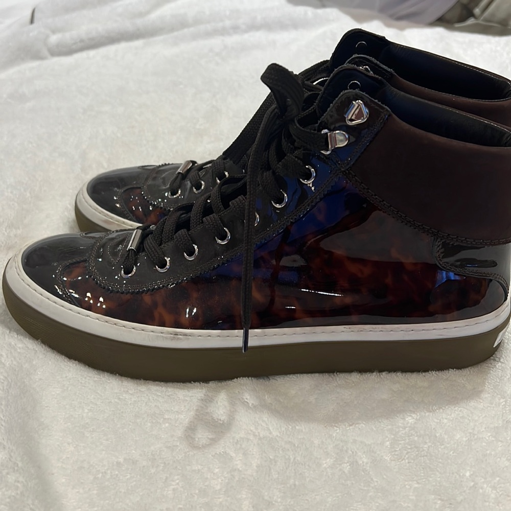 Jimmy Choo Size 11 US Sneakers. Brown